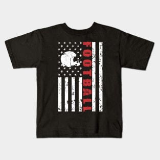 American Football Flag - US Sports Kids T-Shirt